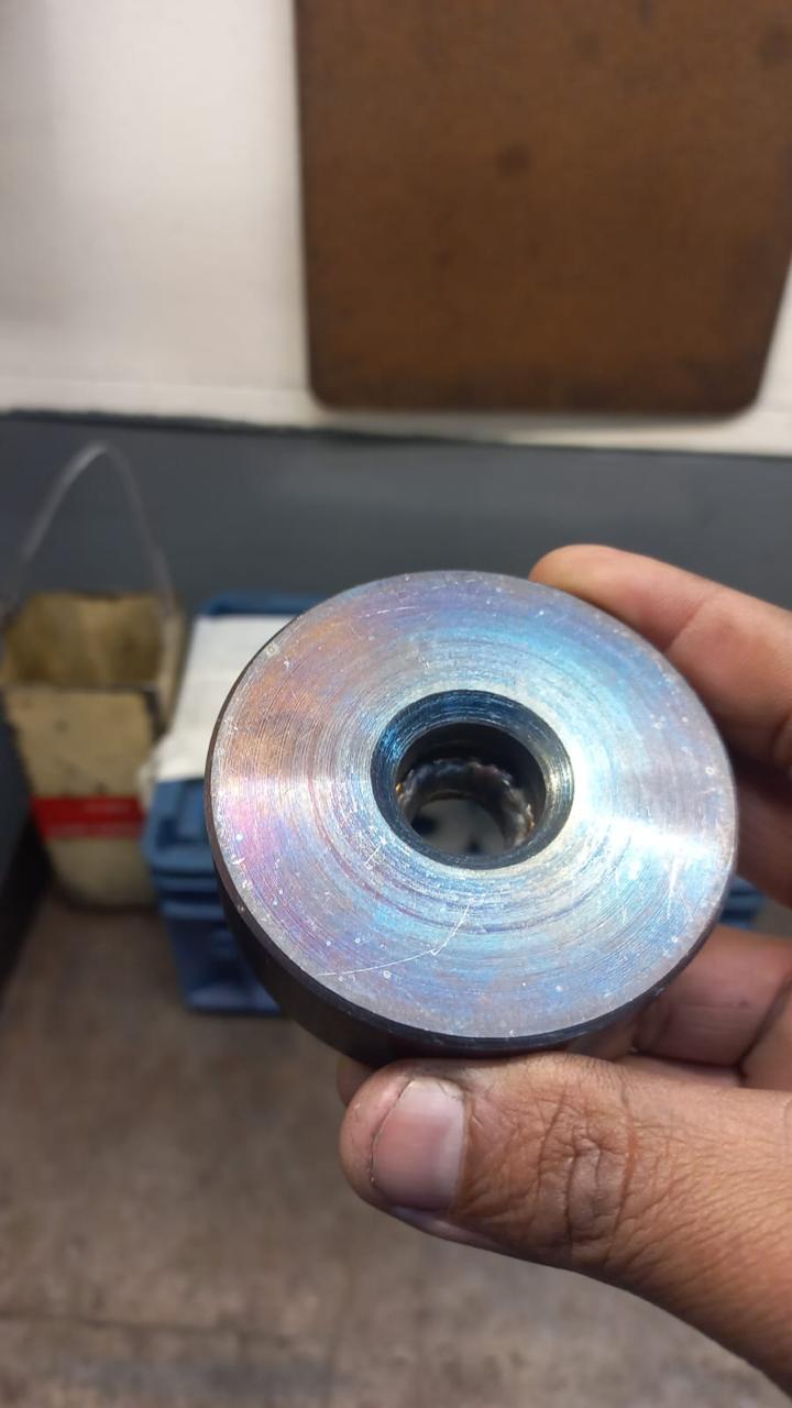 Manutenção industrial com soldagem